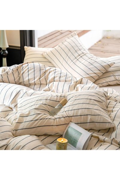 OPAQ Verdura Luxe Single Size Fitted Sheet Duvet Cover Set