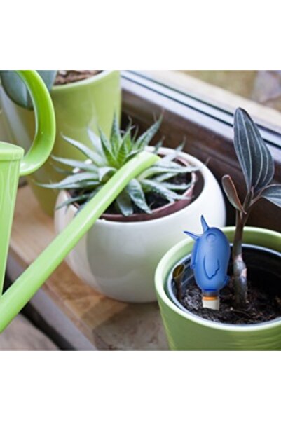 OEM Bird Plant Watering Stand Blue 6x4x16cm