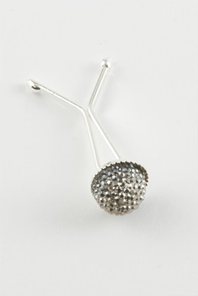 glovia bijuteri MTXDPN Κλιπ με πέτρες (180354) Φουρκέτα-Γκρι