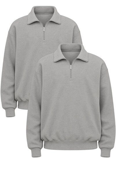 pandy Σετ με 2 Φούτερ με λαιμόκοψη τριών κλωστών Compact Polo 100% βαμβάκι O ...