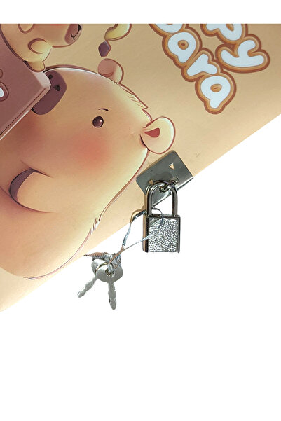 Limmy Capybara Scrapbook (Diary) Locked Notebook 80 Sheets - Tablet Capybara