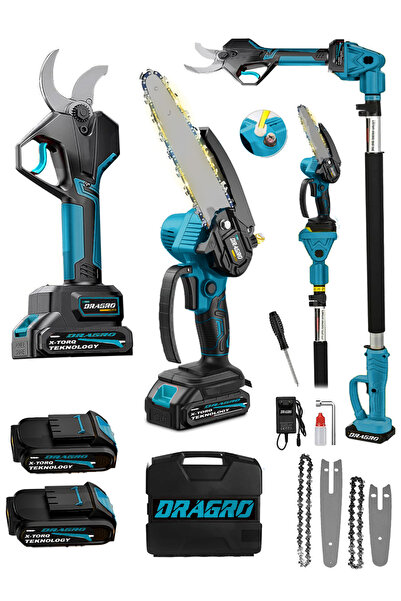 Dragro 50mm Dijital Göstergeli Budama Makası Otomatik Yağlama Kömürsüz Tester...