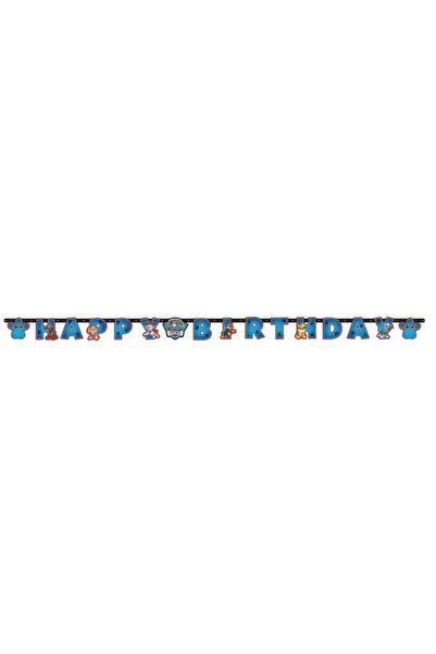 Anagram Banner HAPPY BIRTHDAY Paw Patrol/Patrula Cățelușilor 180x14 cm