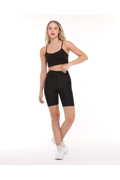 Tusebu High Waist Stitch-Free Shaping / Sculpting Shorts Leggings – Non-Slip Waist