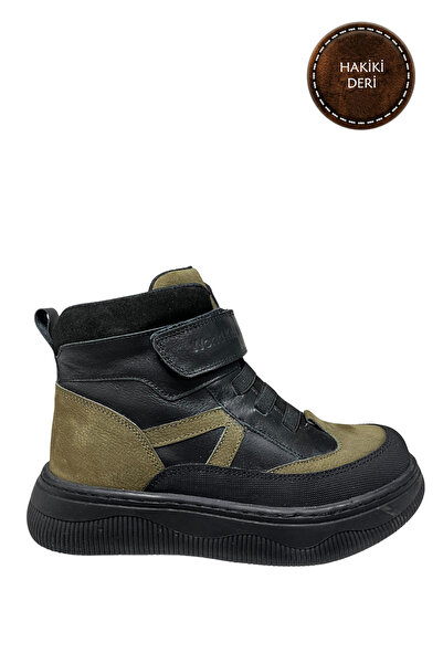 şenler bebe world kids Baby, Children's Boots Genuine Leather Orthopedic Sole, Soft Lining, Non-Slip