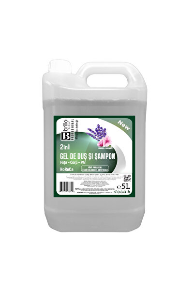 Brillo Professional – 2-in-1 Shower Gel and Shampoo (Face – Body – Hair)