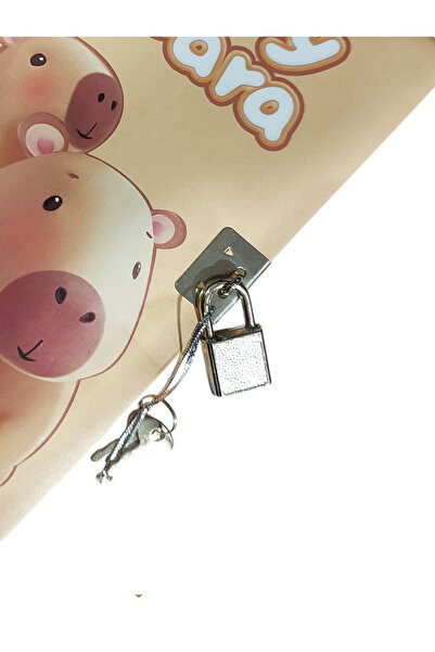 Limmy Capybara Scrapbook (Diary) Locked Notebook 80 Sheets - Sweet Capybara