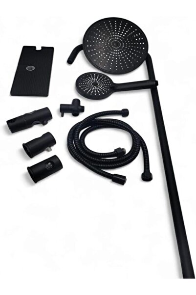 Generic Matte Shower Set with Riser and Handheld — Elegant Design, Practical Performance