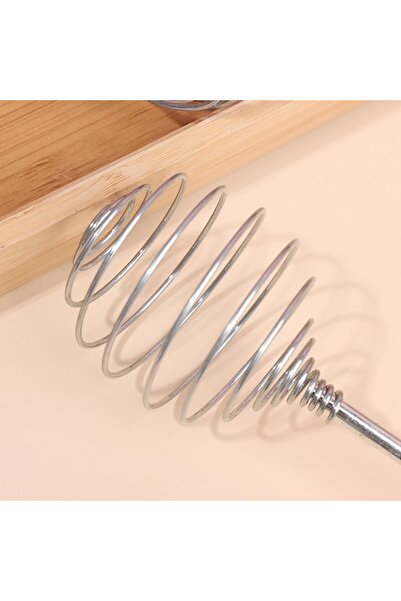 FORHOUSE Spiral spring metal kitchen whisk, blue