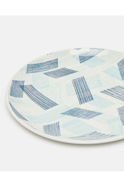 REDTAG Blue Printed Dinner Plate