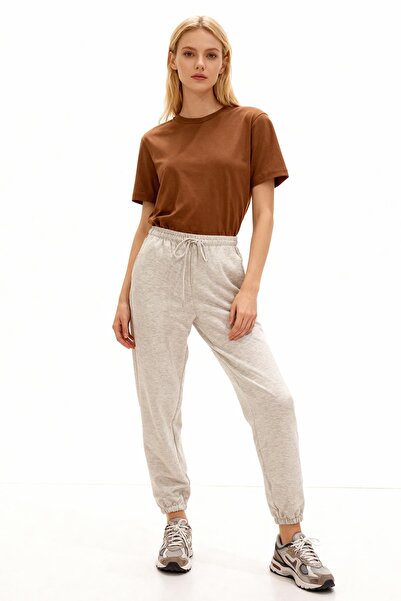 Rays بنطال رياضي نسائي رمادي اللون برباط مطاطي عند الأرجل 9213M