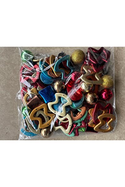 LİVZA BİJUTERİ Karışık Paket Plastik Takı Malzemesi ,Yılbaşı süsü, hobi seti 500 gram,çocuk hobi
