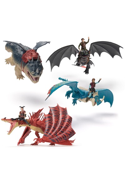 How to Train Your Dragon مجموعة ألعاب شخصيات المعركة النهائية (للأعمار من 4 س...