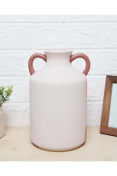 REDTAG Brown Embellished Terra Flower Vase