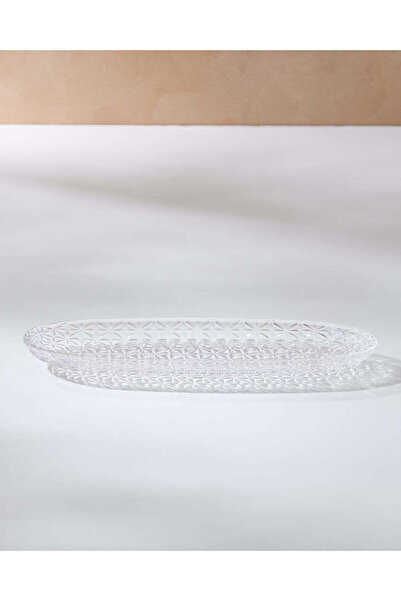 REDTAG Clear Glass Oval Plate (Small)