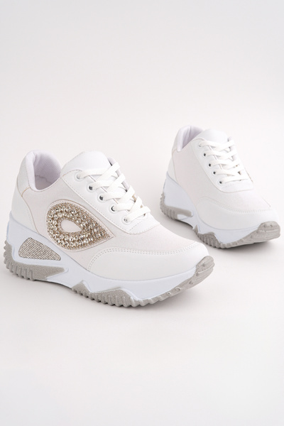 Madam Tarz Dnr-613 Thick Sole Glittery Stone Sports