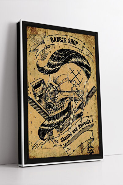 KOSS Dijital Tablou decorativ pe pânză cu tematică de pieptene cu foarfece în...