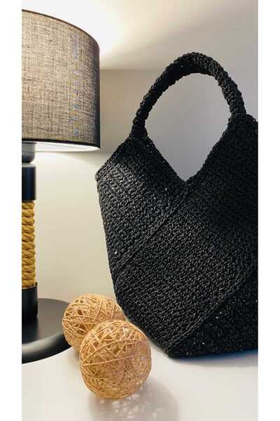 Market Elit PULLU EL ÖRGÜSÜ OMUZ ÇANTASI