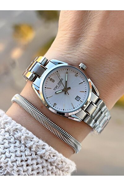 Tom Jones Steel Cord Tarnish Color Does Not Fade 3 Atm Water Resistant Women's Wristwatch Btj.Yn10059.1