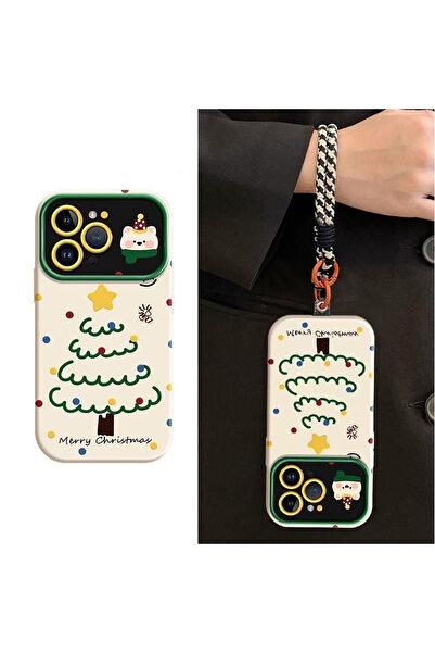 Generic Case compatible with iphone 17 Pro max back cover，Comes with mobile phone lanyard, Star and tree