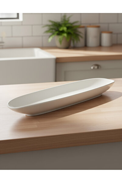 REDTAG White Porcelain Oval Dish