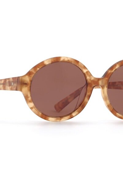 INVU Women's Ultrapolarized Round Sunglasses - Persian Orange V2804C