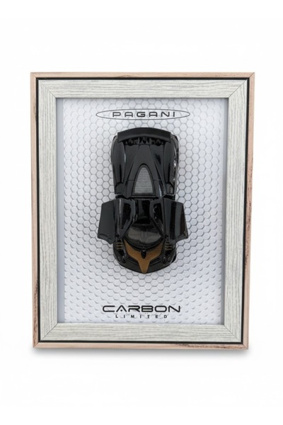 UNDHOME Pagani –15x21 cm Çerçeveli Diecast Model Tablo (1:32 Ölçek, Bej Çerçe...