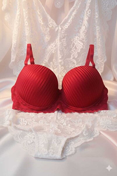 Infaith Kadın Kenarları Dantelli Destekli Sütyen