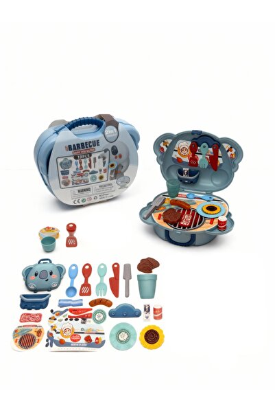 Mooniva Set de joacă pentru grătar pentru copii – cutie de joacă de gătit cu ...