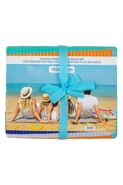 OEM Rogojina Dubla Colorata cu Dungi pentru Plaja 180x180cm