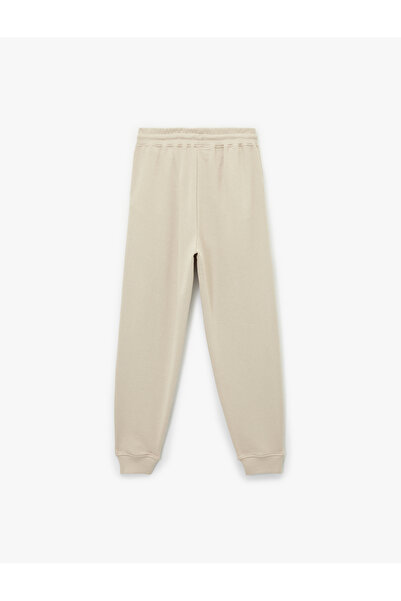 Koton Slim Fit Pajama Bottoms with Pockets and Lace-Up Waist