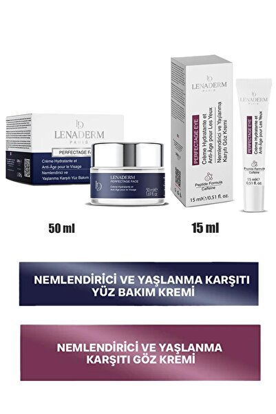 Lenaderm Perfectage Eye Krem 15 ml+Lenaderm Perfectage Face Krem 50 ml