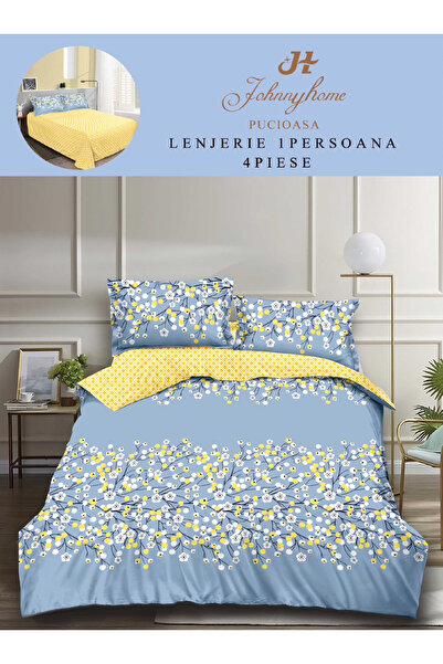 FIONNA.RO Finet Bed Linen 1 Person - Small Yellow Flowers