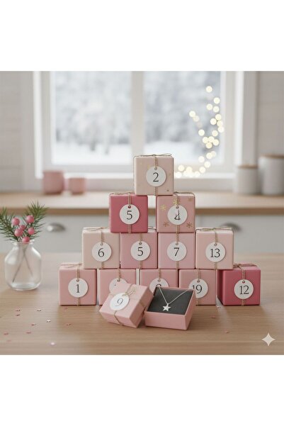 EyER Shoping 2026 Advent Calendar Box Women's Steel Jewelry Clasp