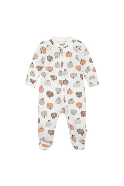 Huggies Snow White/Portabella Boy's Hugb Footed Coverall