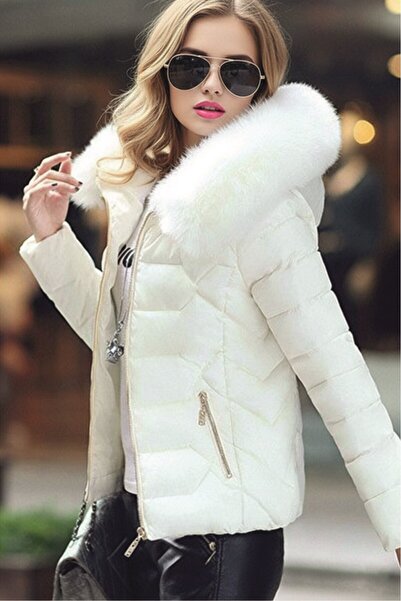 Barbora Günlük Kürklü Şişme Kadın Mont