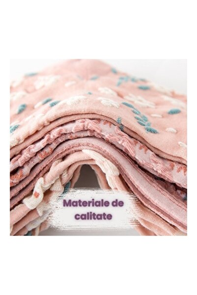 OEM - Women's patterned socks, EU 37-39, pink, 5 pairs