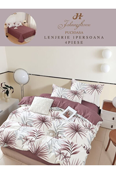 FIONNA.RO Finet Bed Linen 1 Person - Tropical Leaves