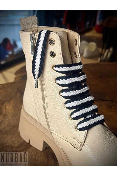 NURBAĞ DOKUMA Black and White Hair Braid 100 cm Tie