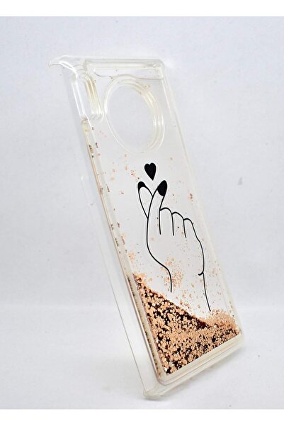 Generic Transparent Silky Silicone Gel & TPE Shockproof Case for Huawei Mate 30 Pro (Gold 02) -