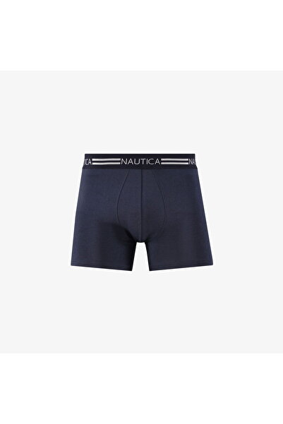 Nautica Men's Navy Blue Standard Fit 3-Piece Boxers