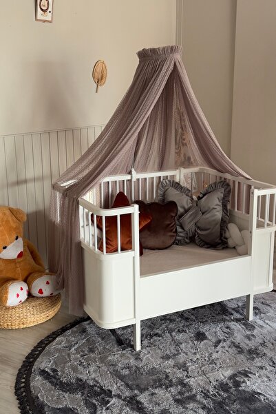 Miniden Vizon Puantiyeli Aparatlı Beşik Cibinliği