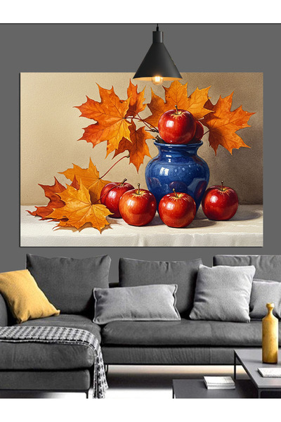 KanvasSepeti Toamnă Pictură în ulei de înaltă calitate texturat Canvas Canvas...