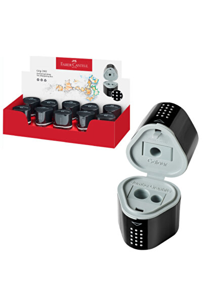 Faber Castell Faber-Castell Sharpener Grip Trio w/barrel Black