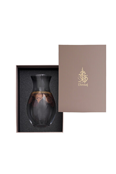 Dimlaj Selena Glass Vase CB/1-Gold