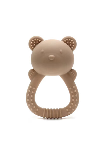 OEM Силиконова играчка за никнене на зъби за бебета, без BPA, плюшено мече, т...