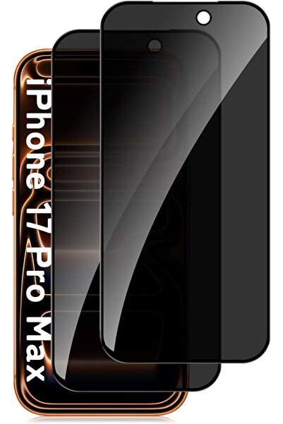 Powerfox واقي شاشة متوافق مع هاتف آيفون 17 برو ماكس مع فلتر شبحي لا يظهر من ا...