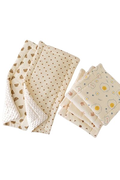 OEM Baby blanket, 3 fluffy cotton layers, 80x40 cm