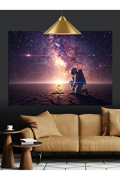 KanvasSepeti Sub stelele Pictură în ulei de înaltă calitate texturat Canvas C...