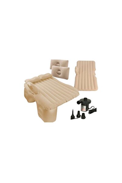 Three top online Saltea gonflabilă pentru pat auto cu pompă (bej)